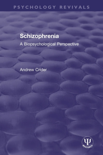Book cover of: Schizophrenia. By: Andrew Crider