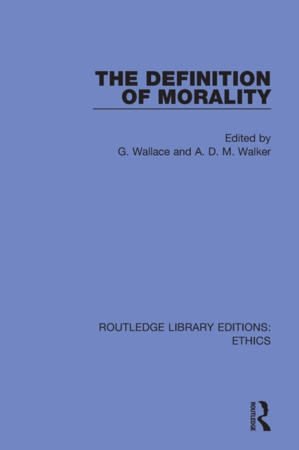 Book cover of: Definition of Morality. By: Wallace, Gerald