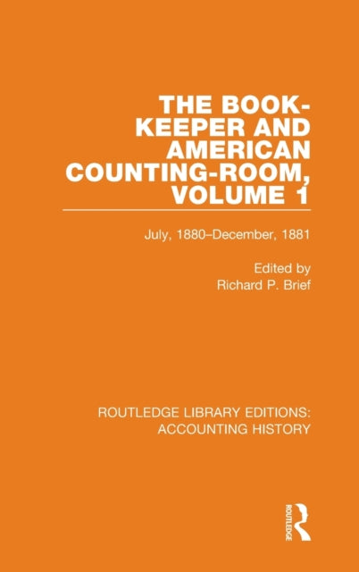 Book cover of: Book-Keeper and American Counting-Room Volume 1. By: Richard P. Brief