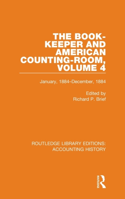 Book cover of: Book-Keeper and American Counting-Room Volume 4. By: Richard P. Brief