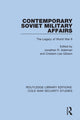 Book cover of: Contemporary Soviet Military Affairs. By: Jonathan R. Adelman