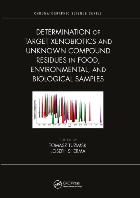 Book cover of: Determination of Target Xenobiotics and Unknown Compound Residues in Food, Environmental, and Biological Samples. By: Tomasz Tuzimski