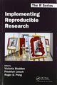 Book cover of: Implementing Reproducible Research. By: Victoria Stodden
