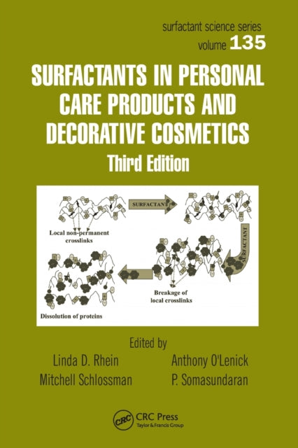 Book cover of: Surfactants in Personal Care Products and Decorative Cosmetics. By: Linda D. Rhein