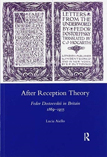 Book cover of: After Reception Theory. By: Lucia Aiello