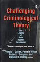 Book cover of: Challenging Criminological Theory