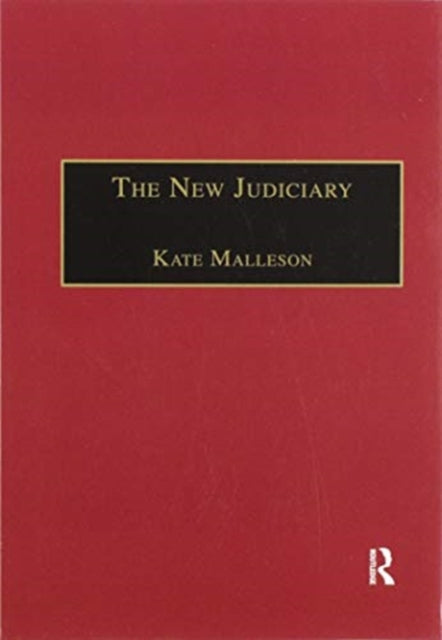 Book cover of: New Judiciary. By: Kate Malleson