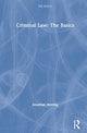 Book cover of: Criminal Law: The Basics. By: Jonathan Herring