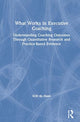Book cover of: What Works in Executive Coaching. By: Erik De Haan