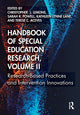 Book cover of: Handbook of Special Education Research, Volume II. By: Lemons, Christopher, J.