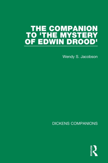 Book cover of: Companion to 'The Mystery of Edwin Drood'. By: Wendy S. Jacobson