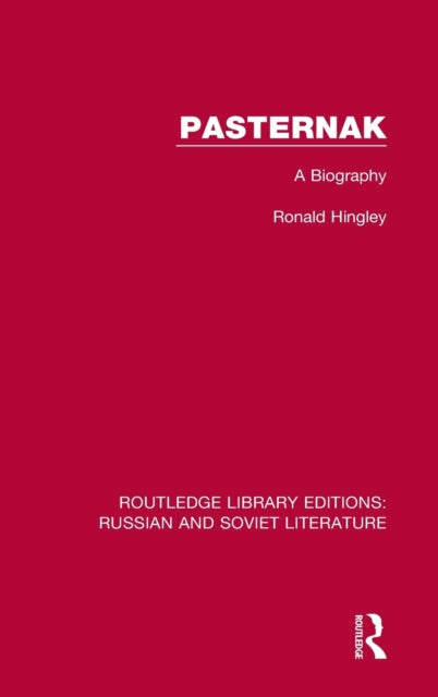 Book cover of: Pasternak. By: Ronald Hingley