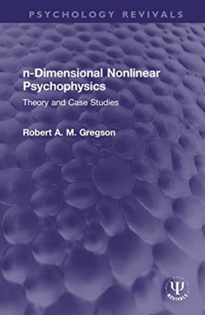 Book cover of: n-Dimensional Nonlinear Psychophysics. By: Gregson, R. A. M.