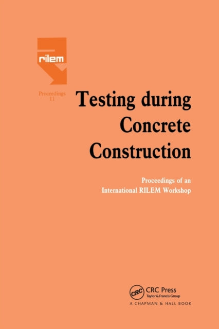 Book cover of: Testing During Concrete Construction