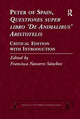 Book cover of: Peter of Spain, Questiones super libro De Animalibus Aristotelis