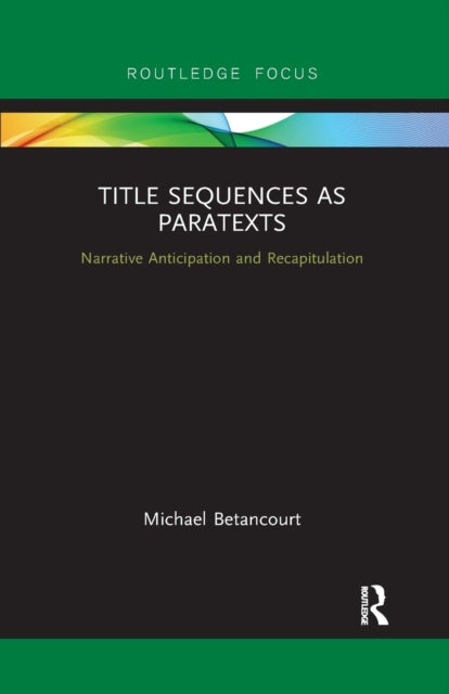 Book cover of: Title Sequences as Paratexts