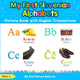 Book cover of: My First Slovenian Alphabets Picture Book with English Translations. By: Nika S