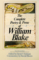 Book cover of: Complete Poetry & Prose of William Blake. By: William Blake