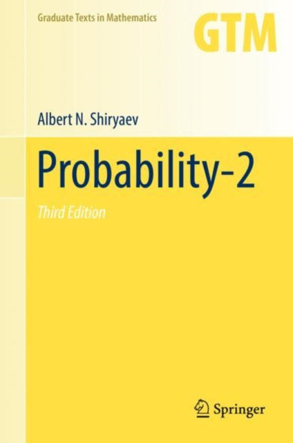 Book cover of: Probability-2. By: Albert N. Shiryaev