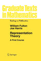 Book cover of: Representation Theory. By: William Fulton