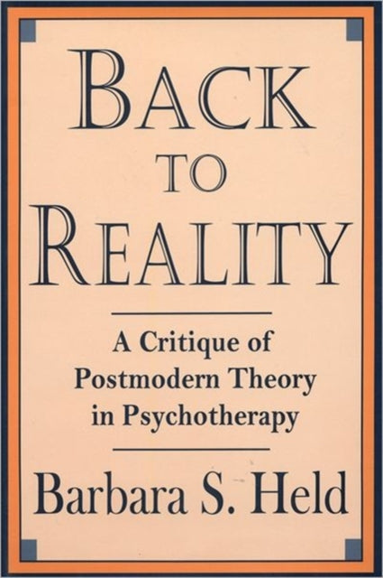 Book cover of: Back to Reality