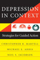 Book cover of: Depression in Context. By: Christopher R. Martell