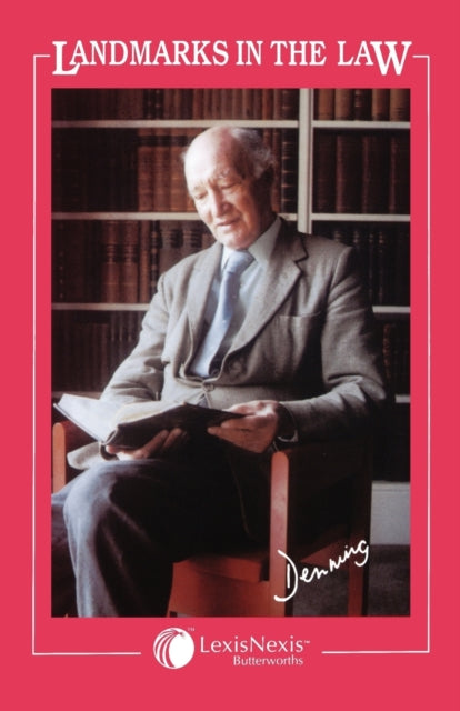 Book cover of: Landmarks in the Law. By: Alfred Thompson Denning