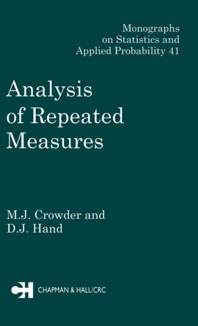 Book cover of: Analysis of Repeated Measures