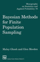 Book cover of: Bayesian Methods for Finite Population Sampling