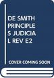 Book cover of: De Smith's Principles of Judicial Review