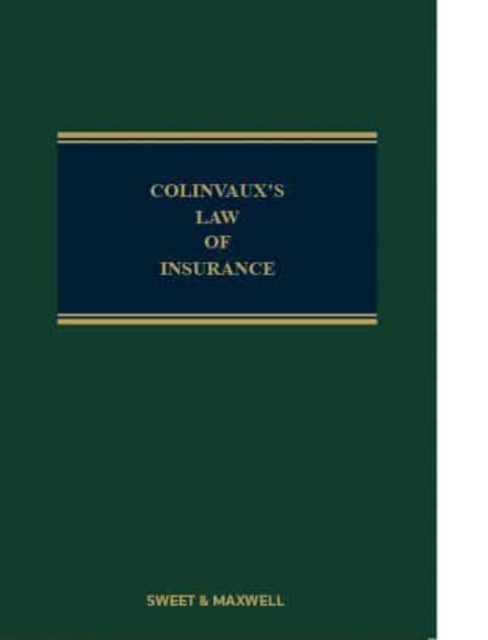 Book cover of: Colinvaux's Law of Insurance. By: Robert M. Merkin