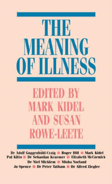 Book cover of: Meaning of Illness