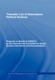 Book cover of: Thematic List of Descriptors - Political Science
