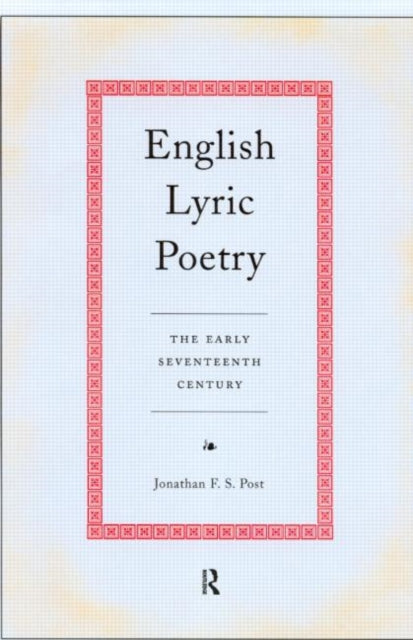 Book cover of: English Lyric Poetry