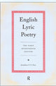 Book cover of: English Lyric Poetry