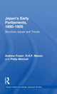 Book cover of: Japan's Early Parliaments, 1890-1905