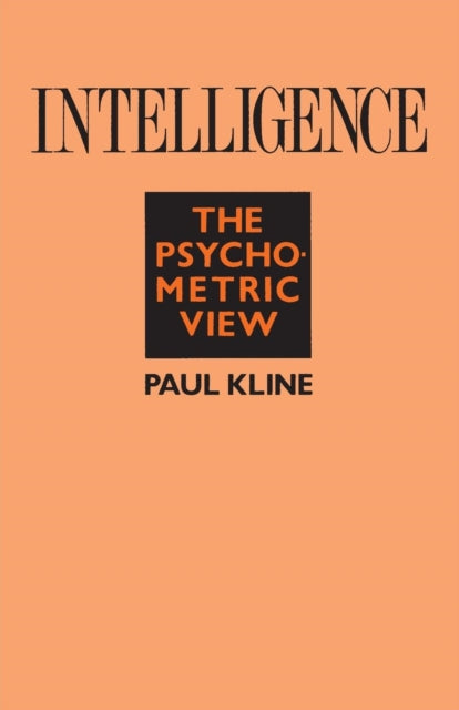 Book cover of: Intelligence. By: Paul Kline