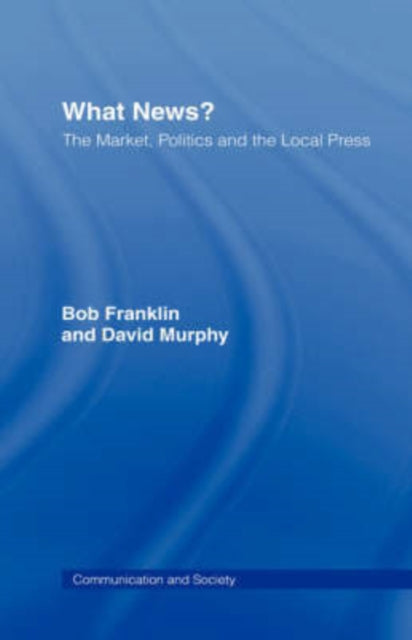 Book cover of: What News?
