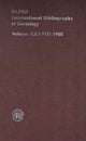 Book cover of: IBSS: Sociology: 1988 Vol 38. By: British Library