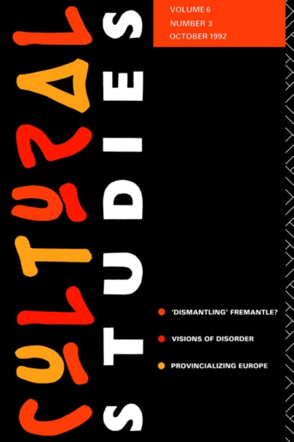 Book cover of: Cultural Studies. By: Ien Ang