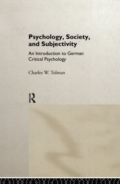 Book cover of: Psychology Society & Subject