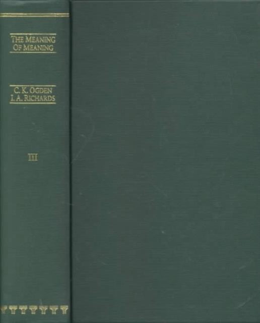 Book cover of: C.K. Ogden and Linguistics