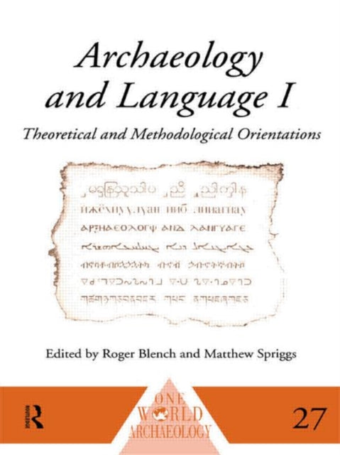 Book cover of: Archaeology and Language I. By: Roger Blench