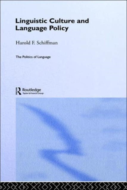 Book cover of: Linguistic Culture and Language Policy