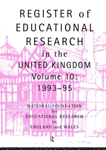 Book cover of: Register of Educational Research in the United Kingdom. By: Natl Foundation