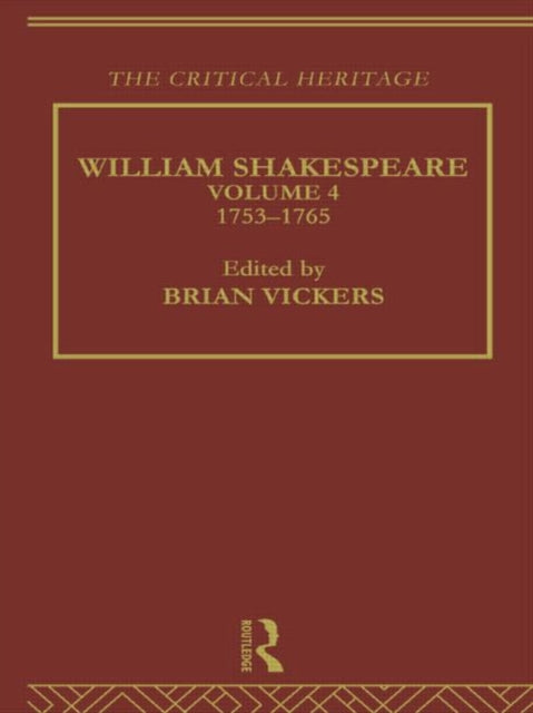 Book cover of: William Shakespeare. By: Brian Vickers