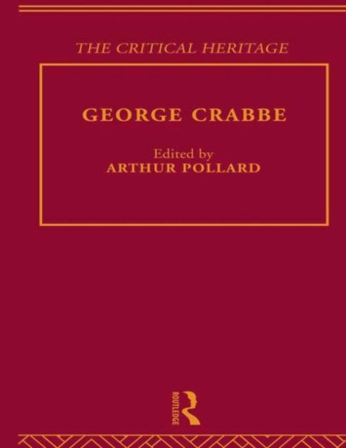 Book cover of: George Crabbe. By: Arthur Pollard