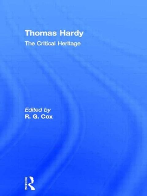 Book cover of: Thomas Hardy. By: R. G. Cox