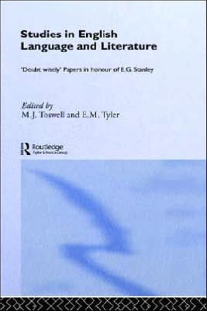 Book cover of: Studies in English Language and Literature. By: M. J. Toswell
