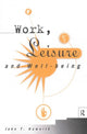Book cover of: Work, Leisure and Well-Being